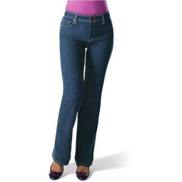 Levi Strauss Misses Jeans totally slimming bootcut 6 Medium 28x32 - Picture 1 of 7